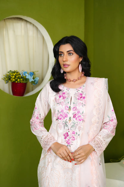 Sobia Nazir Cambric Embroidered 3PC