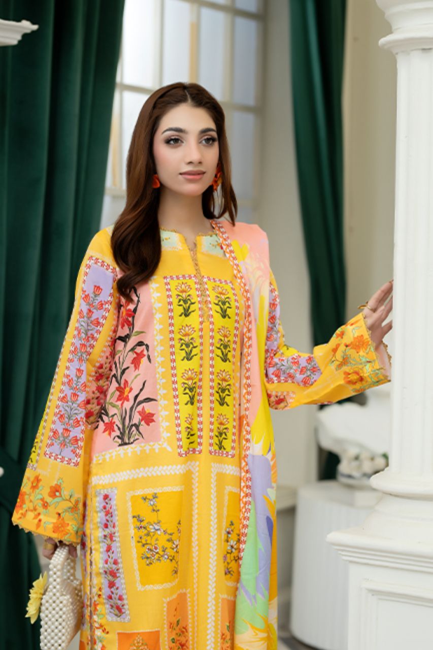 Tabasum By Paltar Premium Printed Lawn 3PC