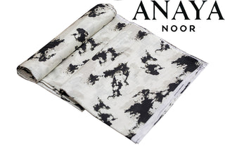 Anaya Noor All Over Print Khaddar Shirt & Trouser-2PC