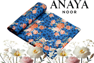 Anaya Noor All Over Print Khaddar Shirt & Trouser-2PC