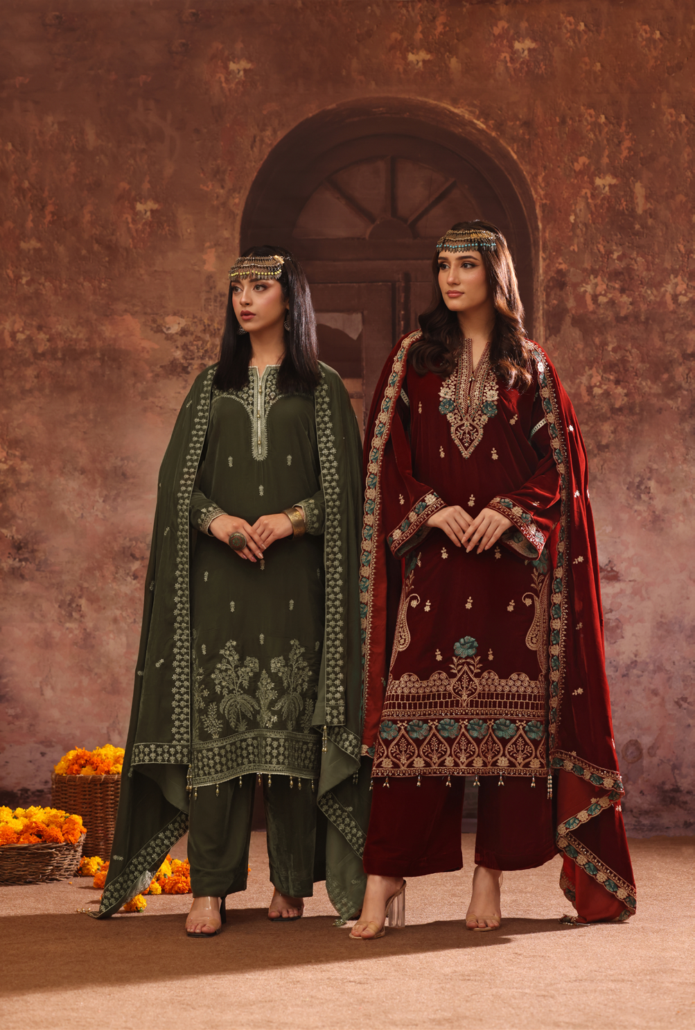 Makhmal By Zarineh Luxury Embroidered Velvet 3PC