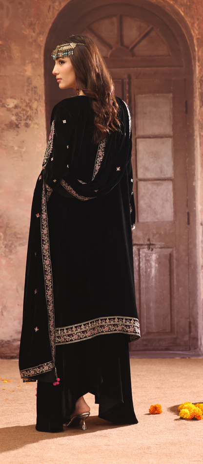 Makhmal By Zarineh Luxury Embroidered Velvet 3PC