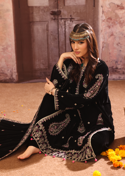 Makhmal By Zarineh Luxury Embroidered Velvet 3PC