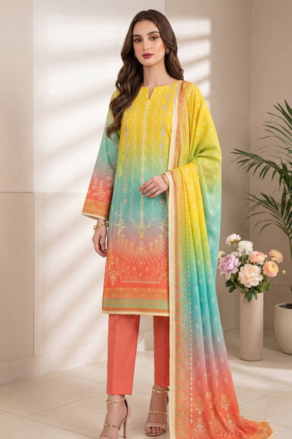 Rang Preet Digital Printed Lawn 3PC
