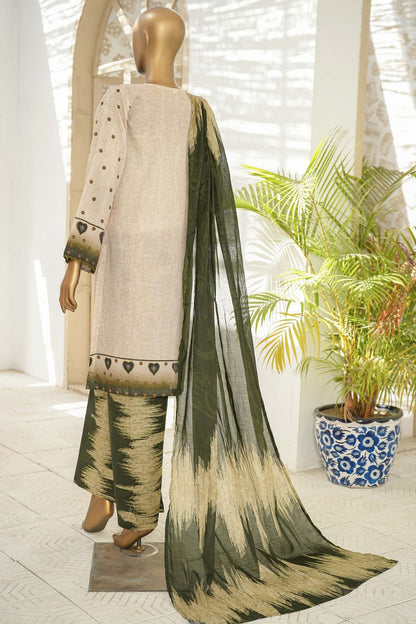 Sahiba By Pak Fabrics Printed & Emb Chickenkari Lawn 3PC