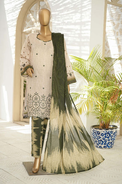 Sahiba By Pak Fabrics Printed & Emb Chickenkari Lawn 3PC