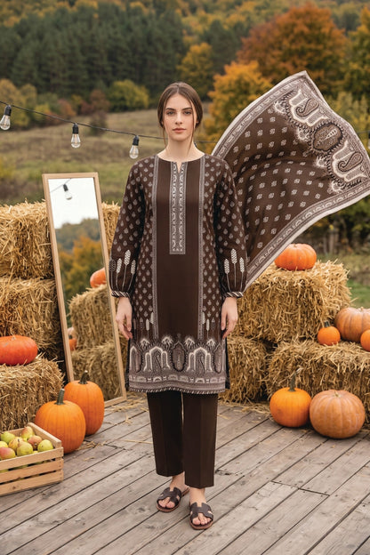 Salina By Regalia Digital Printed Khaddar 3PC