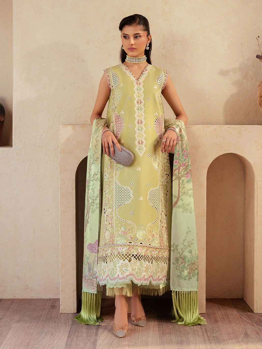 Mehroz | Bin ilyas Luxury Lawn | 3PC