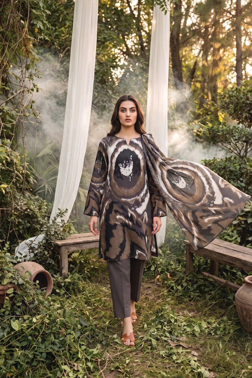 Salina By Regalia Digital Printed Khaddar 3PC