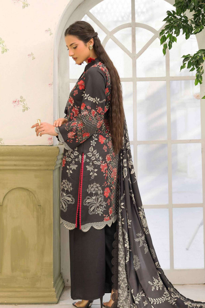 Raiha Digital Printed Linen 3PC