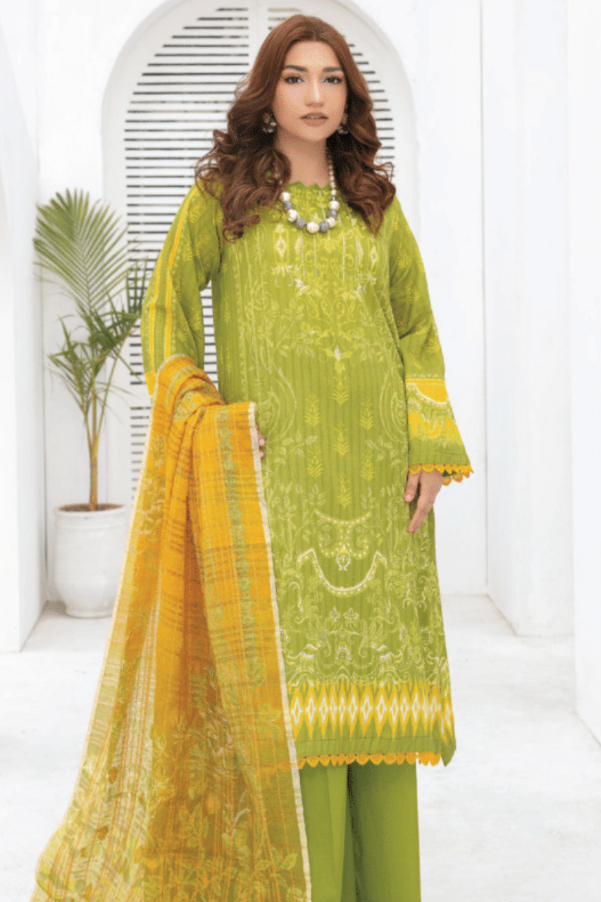 Zayna By Belleza 3-Piece Digital Printed Lawn Summer Collection 2024