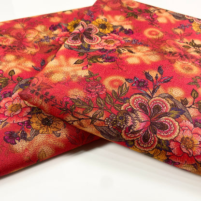 Anaya Noor Printed Dhanak Marina 2PC