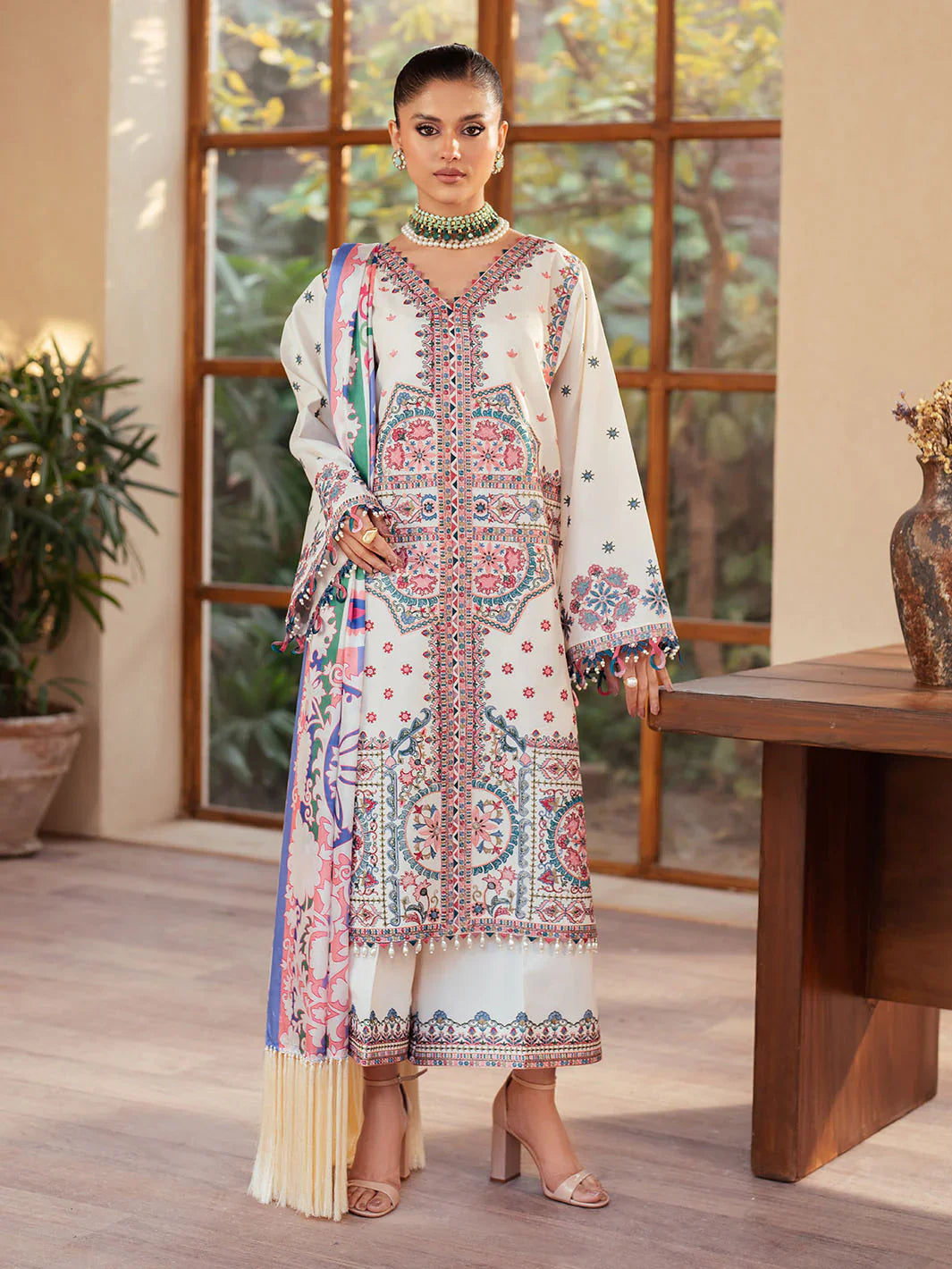 Mehroz | Bin ilyas Luxury Lawn | 3PC