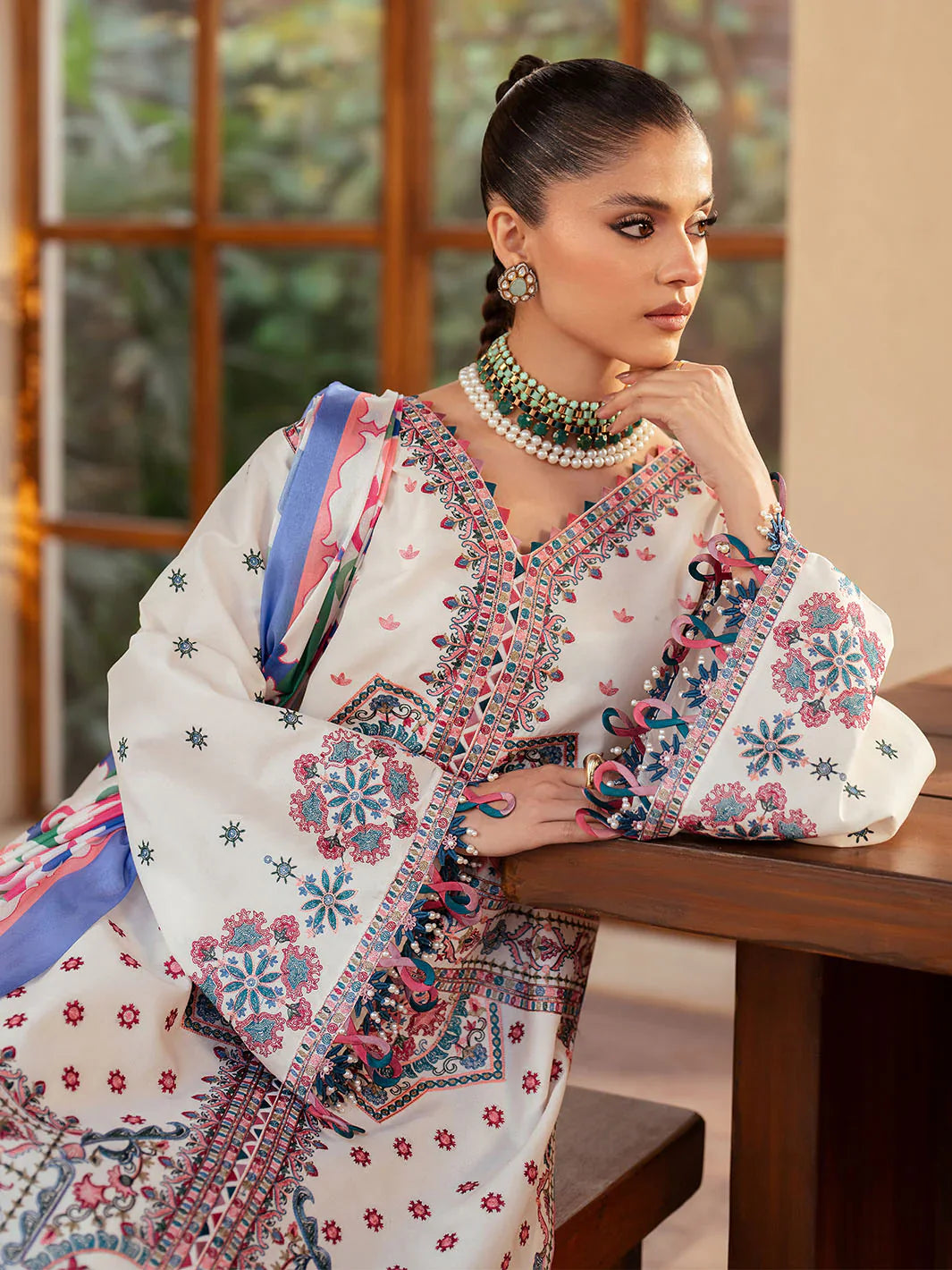 Mehroz | Bin ilyas Luxury Lawn | 3PC