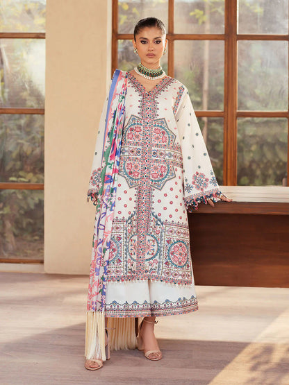 Mehroz | Bin ilyas Luxury Lawn | 3PC
