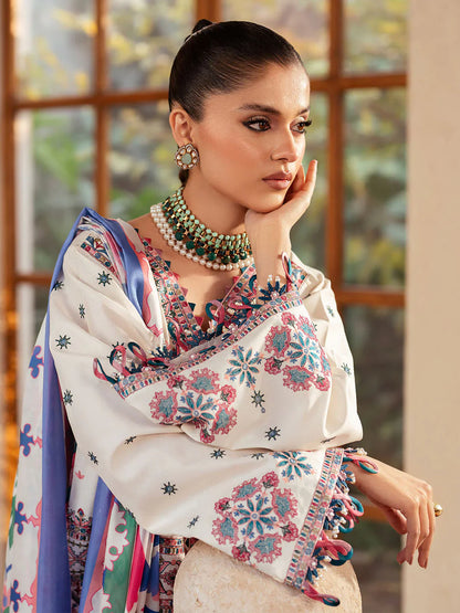 Mehroz | Bin ilyas Luxury Lawn | 3PC