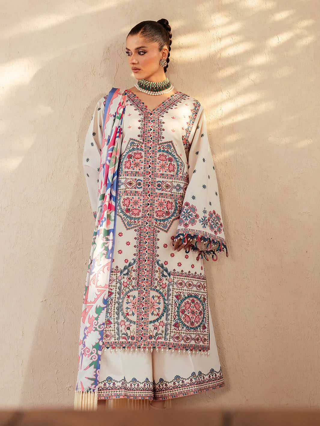 Mehroz | Bin ilyas Luxury Lawn | 3PC