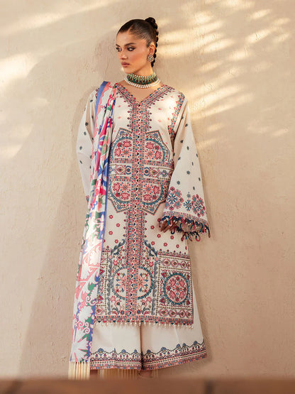 Mehroz | Bin ilyas Luxury Lawn | 3PC