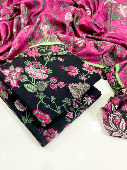 Elegance By Anaya Noor Printed Khaddar 3PC