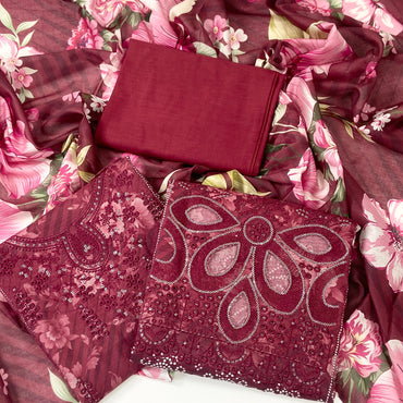 Ronaq By Anaya Noor Embroidered 3PC
