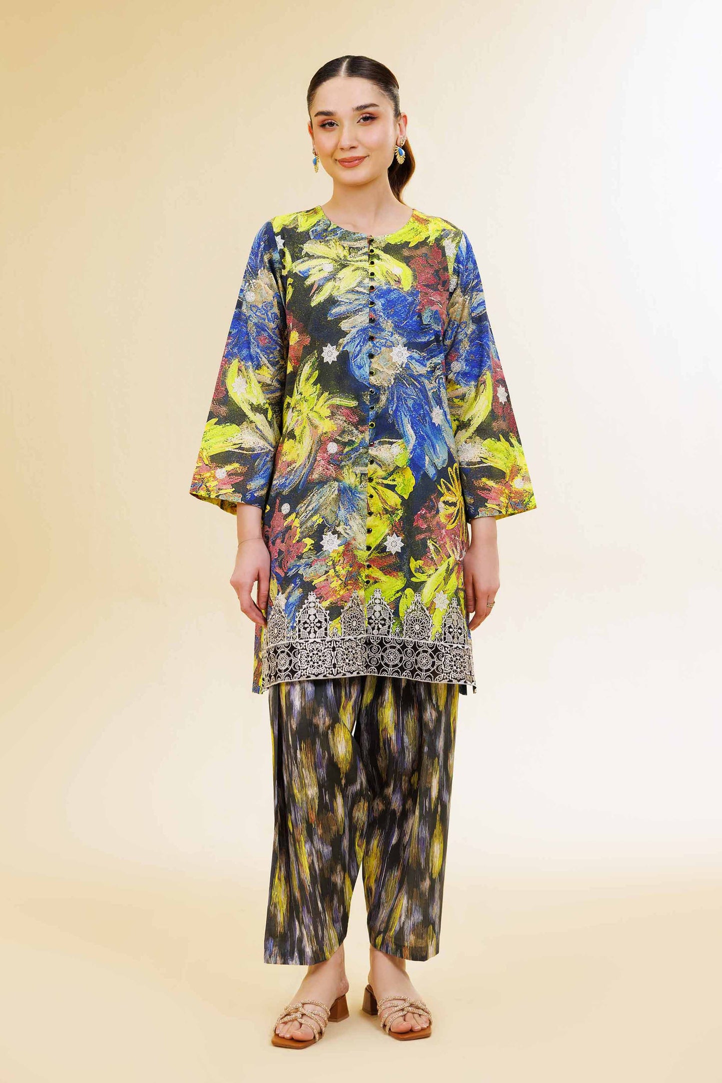 Nishat Digital Printed Lawn 2PC