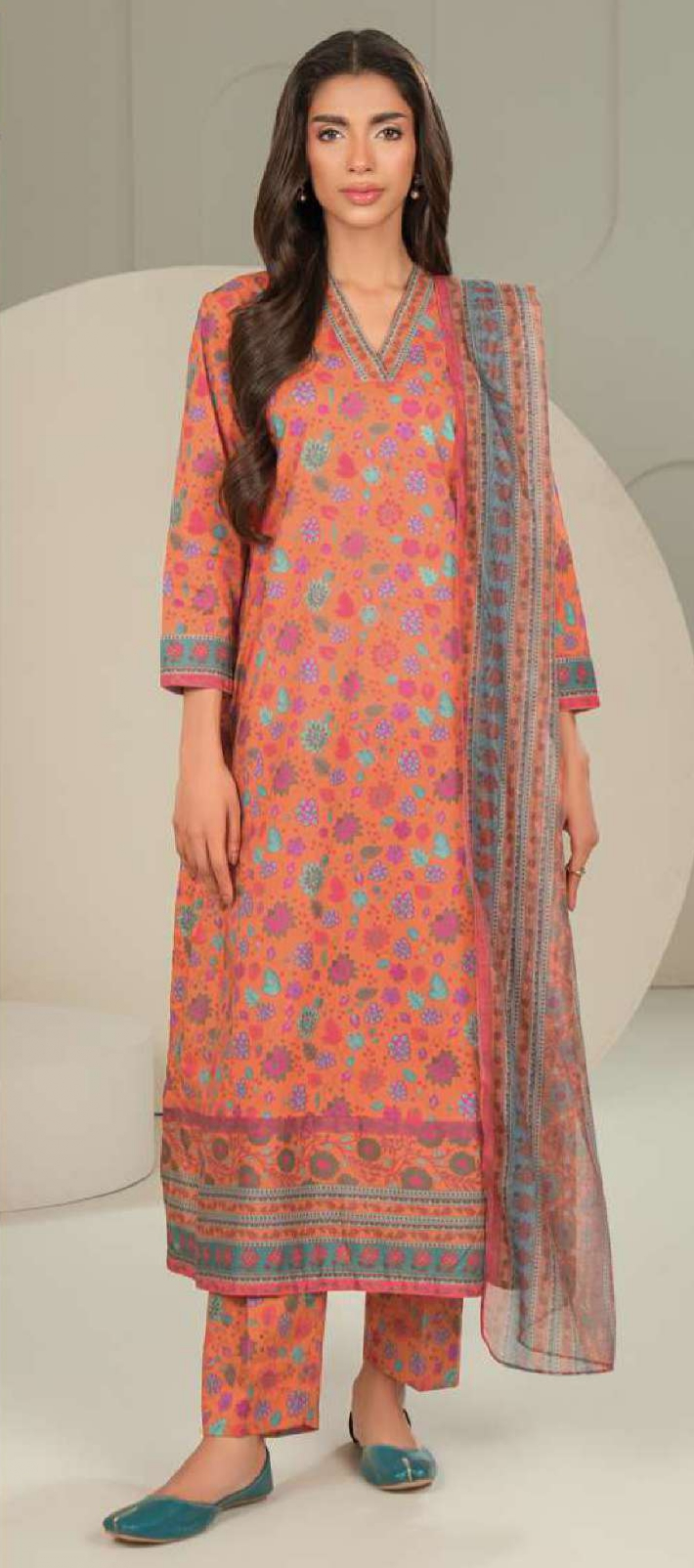 Limelight Printed Lawn 3PC