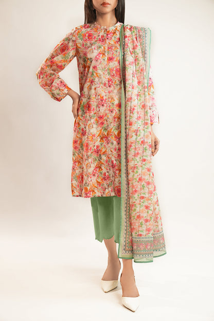 Saya Printed Premium Lawn 3-PC