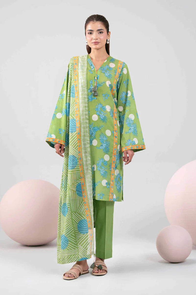 Nishat Digital Printed Lawn 3PC