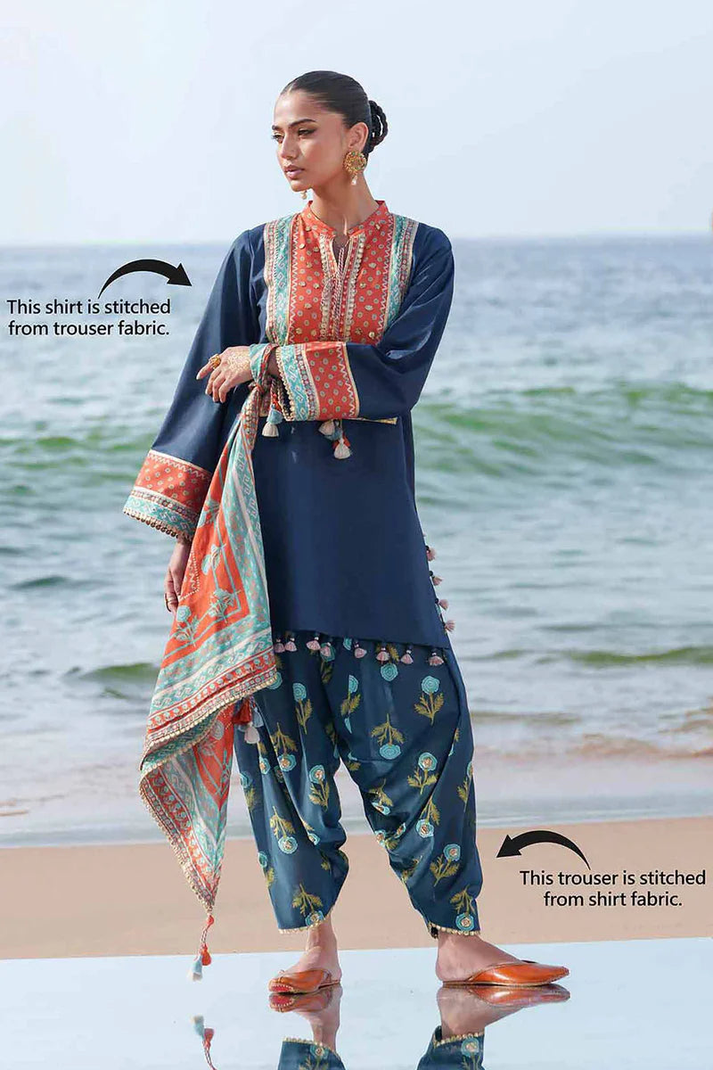Nishat Digital Printed Lawn 3PC