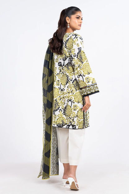 Alkaram Printed Lawn 3-PC