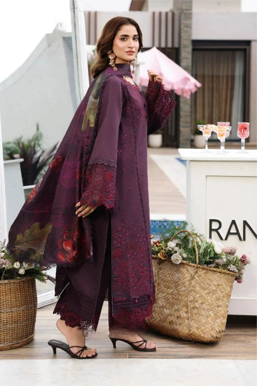 Florence By Rang Rasiya Vol-02 Luxury  Emb Lawn 3PC