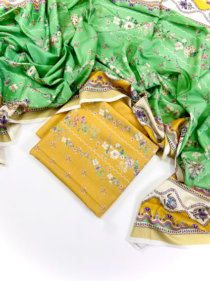 Mausummery Digital Printed Linen 3PC