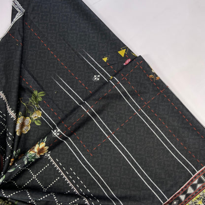 Digital Printed Wool Dhanak-Shirt