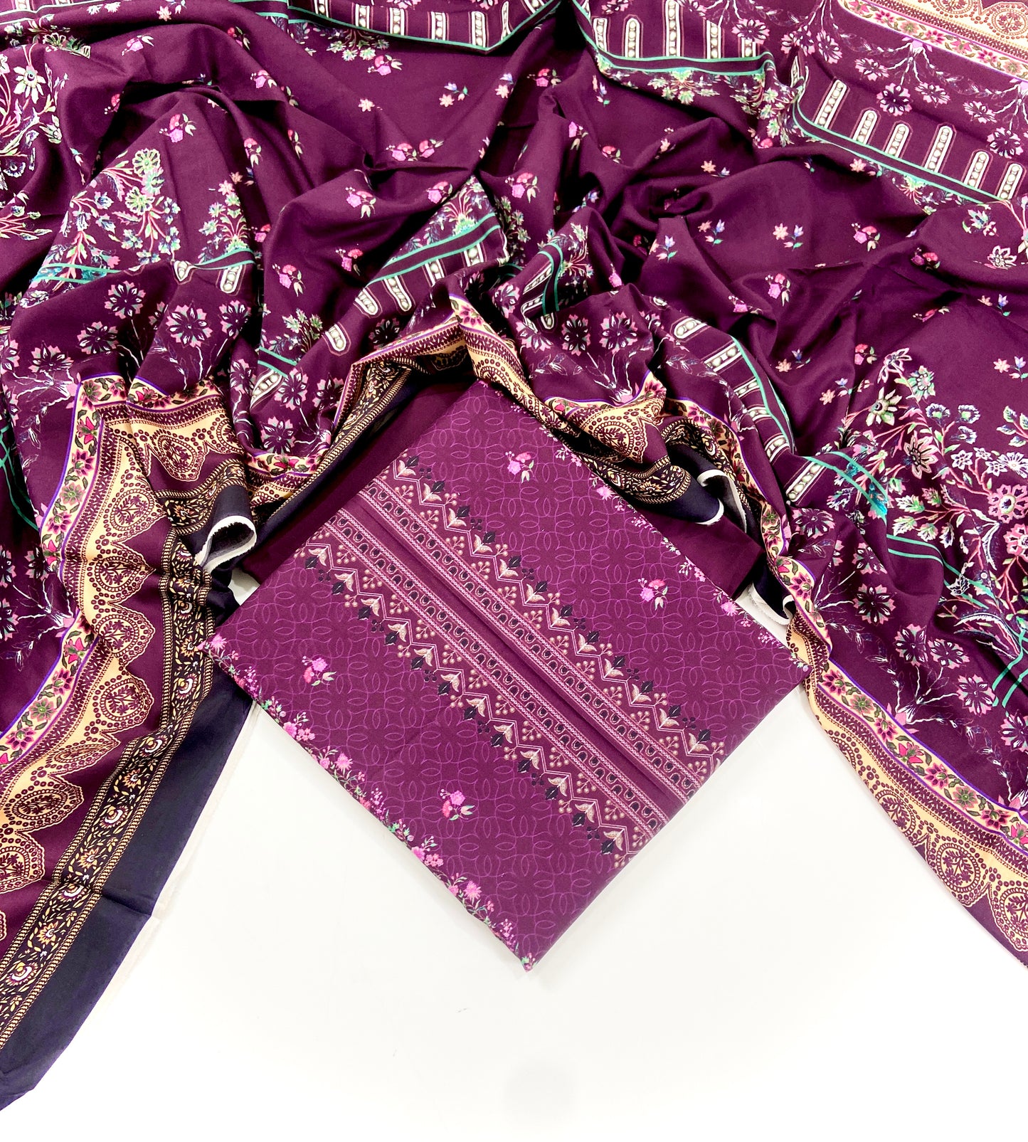 Mausummery Digital Printed Linen 3PC