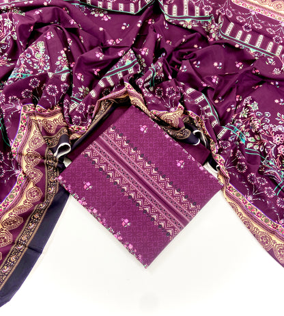 Mausummery Digital Printed Linen 3PC