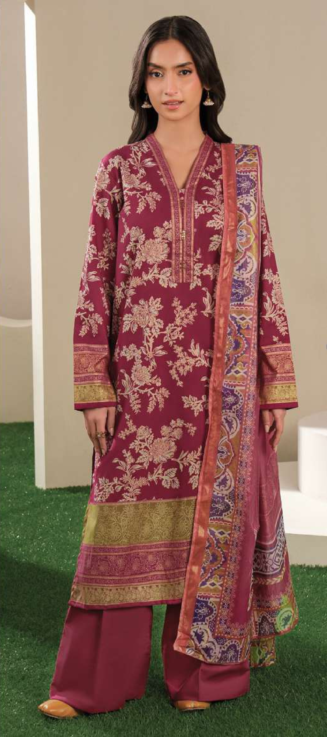 Limelight Printed Lawn 3PC