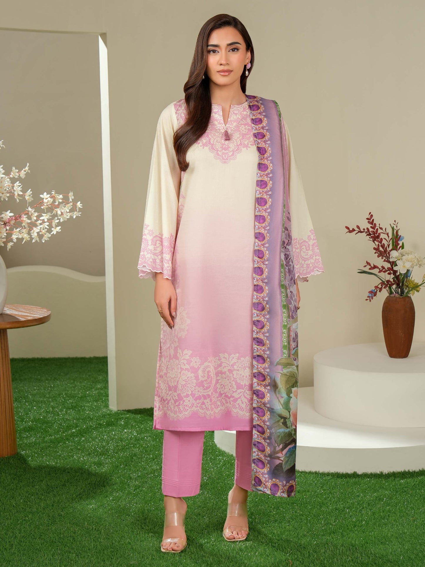 Limelight Printed Lawn 3PC