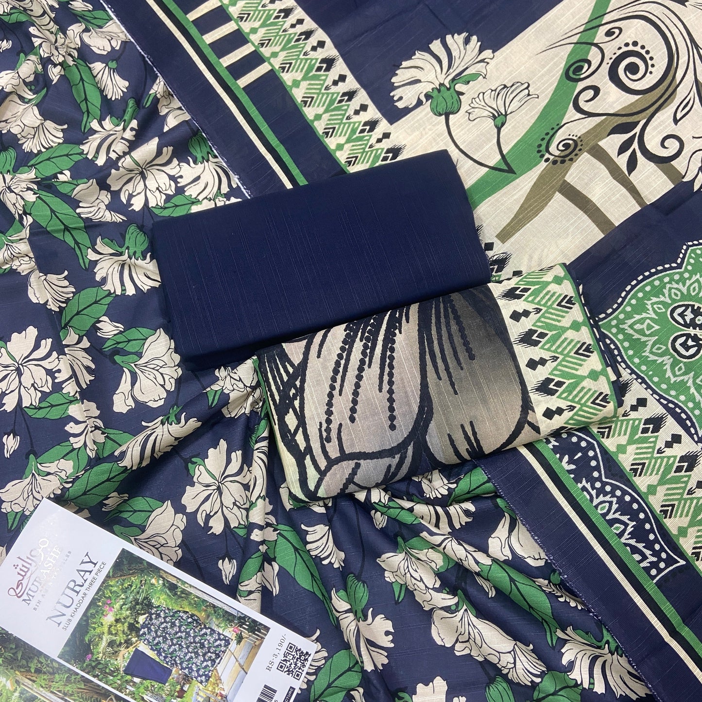 Nuray By Murashe Slub Khaddar 3PC