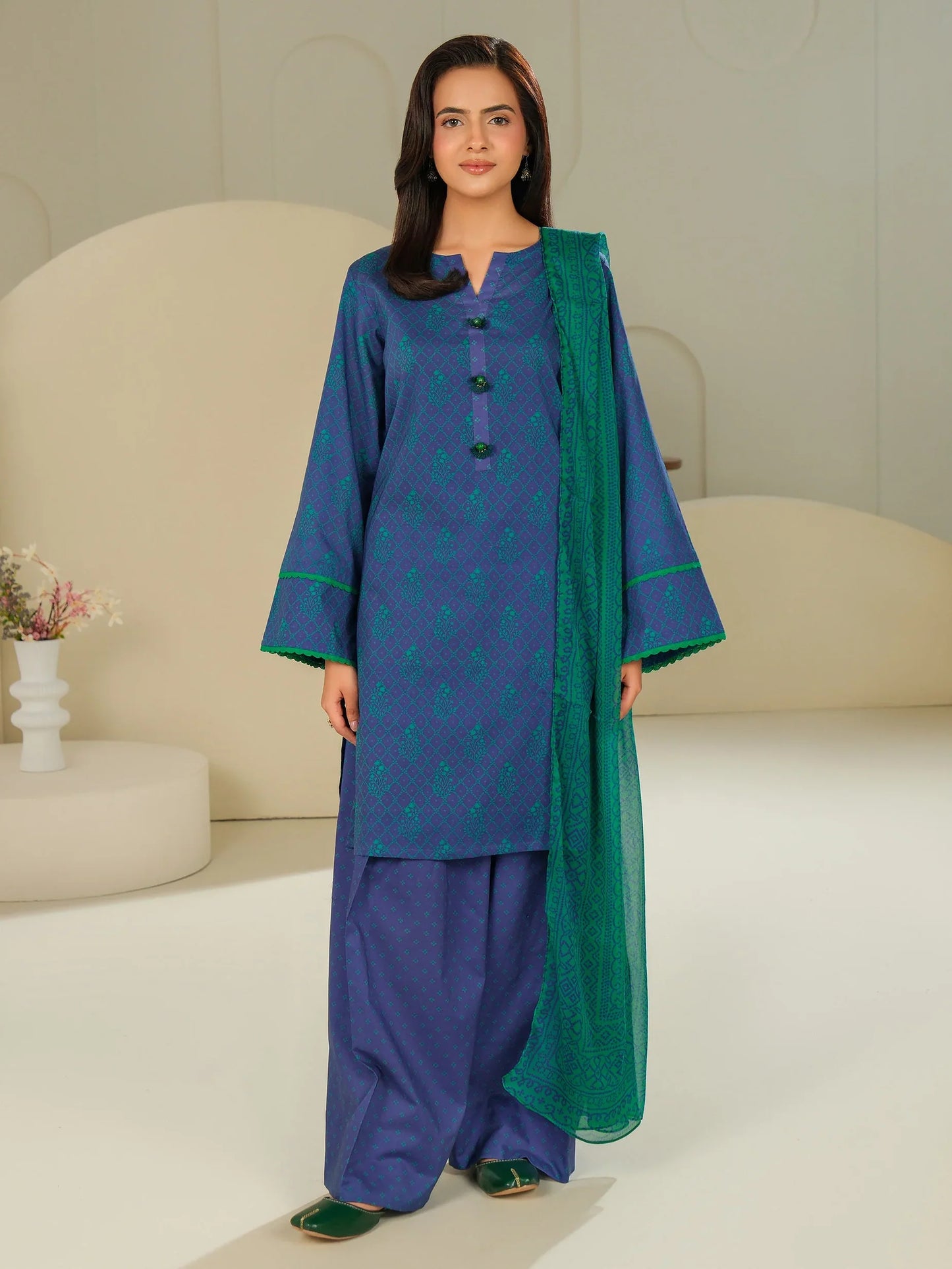 Limelight Printed Lawn 3PC