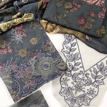 Iznik Emb Luxury Lawn-3PC
