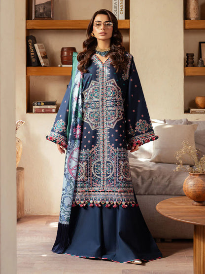Mehroz | Bin ilyas Luxury Lawn | 3PC