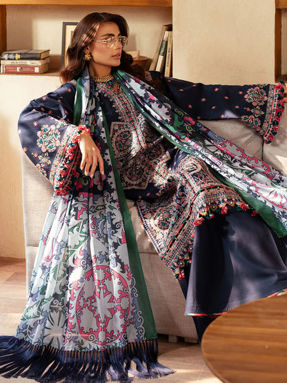 Mehroz | Bin ilyas Luxury Lawn | 3PC