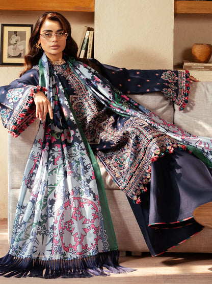 Mehroz | Bin ilyas Luxury Lawn | 3PC