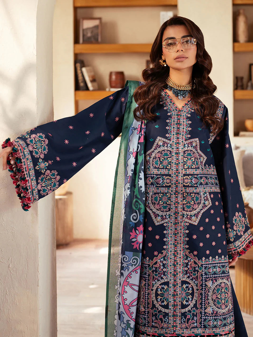 Mehroz | Bin ilyas Luxury Lawn | 3PC