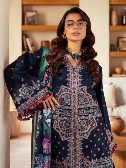Mehroz | Bin ilyas Luxury Lawn | 3PC