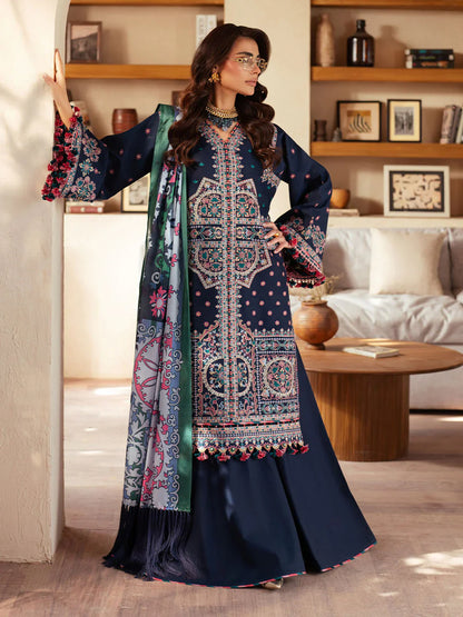 Mehroz | Bin ilyas Luxury Lawn | 3PC
