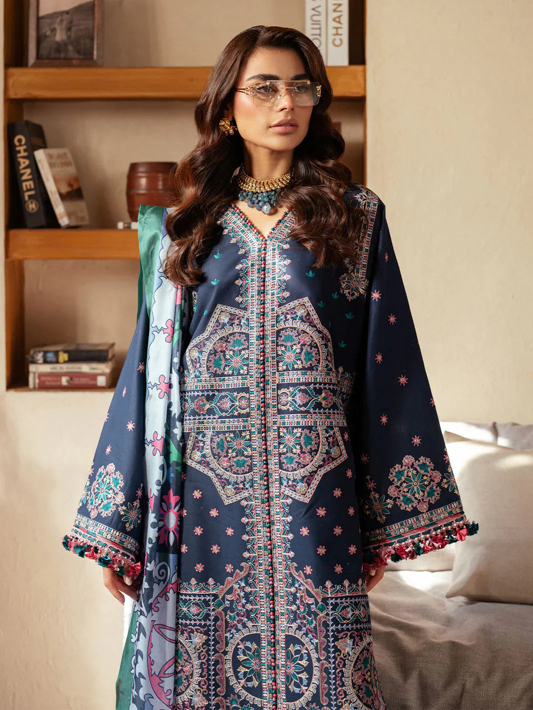 Mehroz | Bin ilyas Luxury Lawn | 3PC