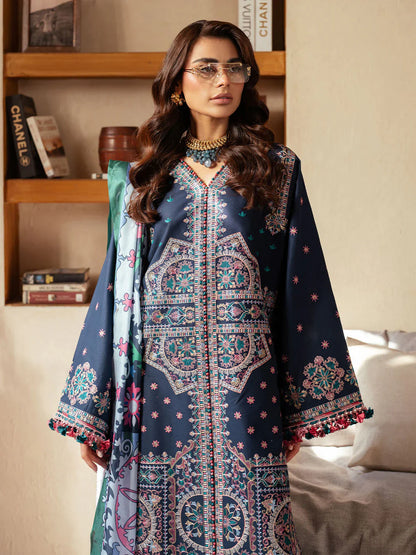 Mehroz | Bin ilyas Luxury Lawn | 3PC