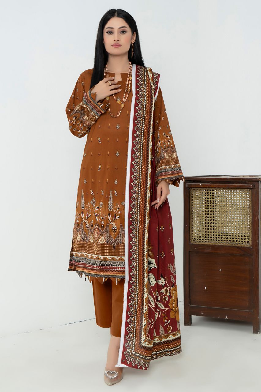 Junoon By Marooj Digital Printed Lawn 3PC