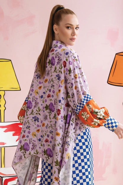 Zesh Printed Silk 2PC